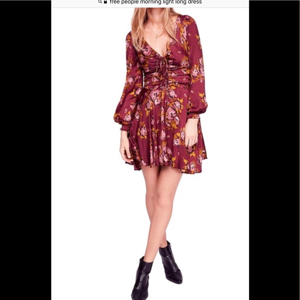Free People Morning Light Long Dress XS 0